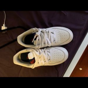 Nike Shoes - Red white & blue nike air forces Nike Shoes - Red white & blue nike air forces